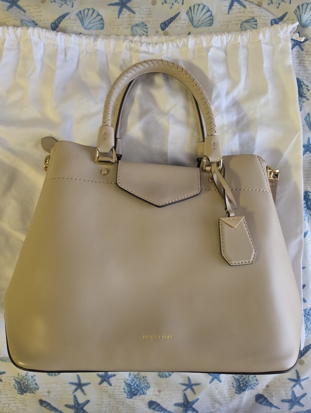 Michael Kors BLAKELY Medium Tote-OAT Color - Picture 9 of 11